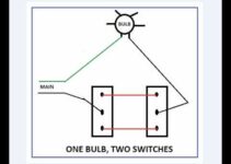 Two Lamp Controlled By Two Switches Circuit Diagram
