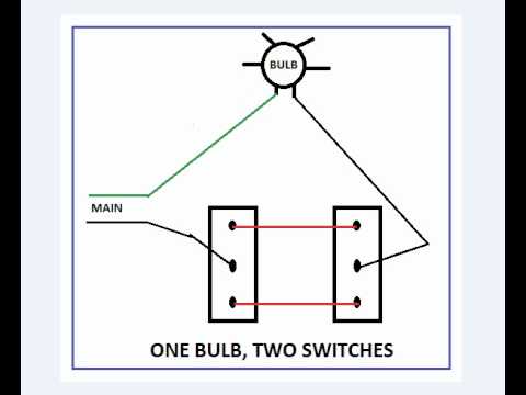 Two Lamp Controlled By Two Switches Circuit Diagram 10