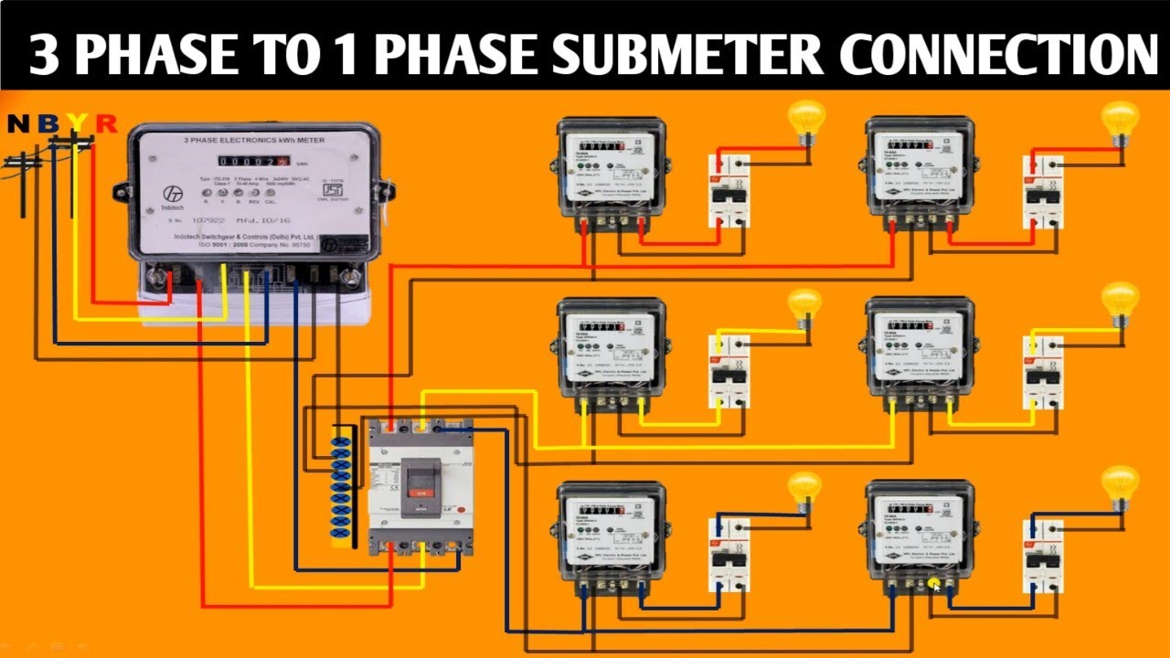 Sub Meter Connection Diagram 1
