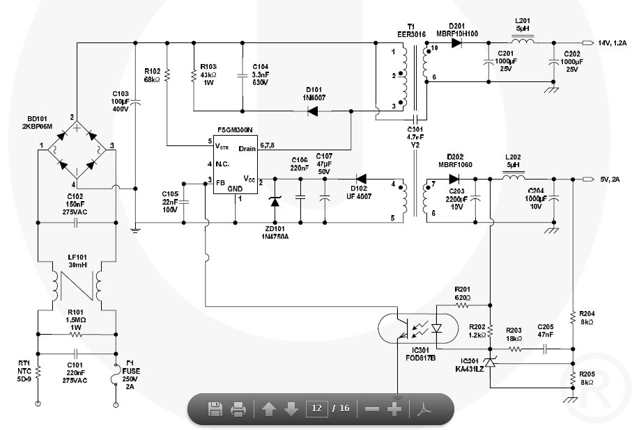 12V Smps Circuit Diagram Pdf 1