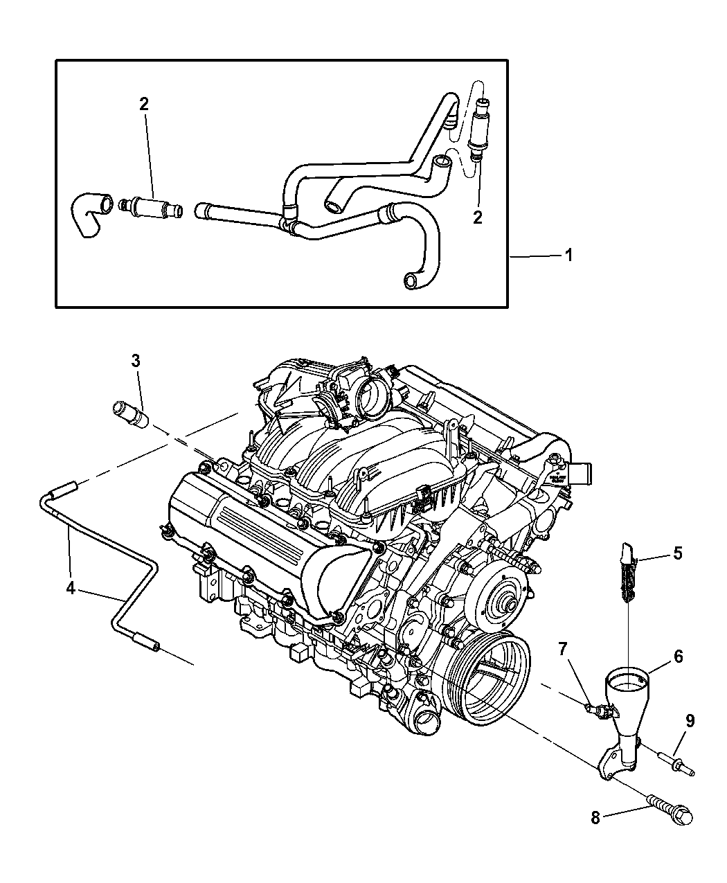 2004 Jeep Liberty Engine Diagram 1