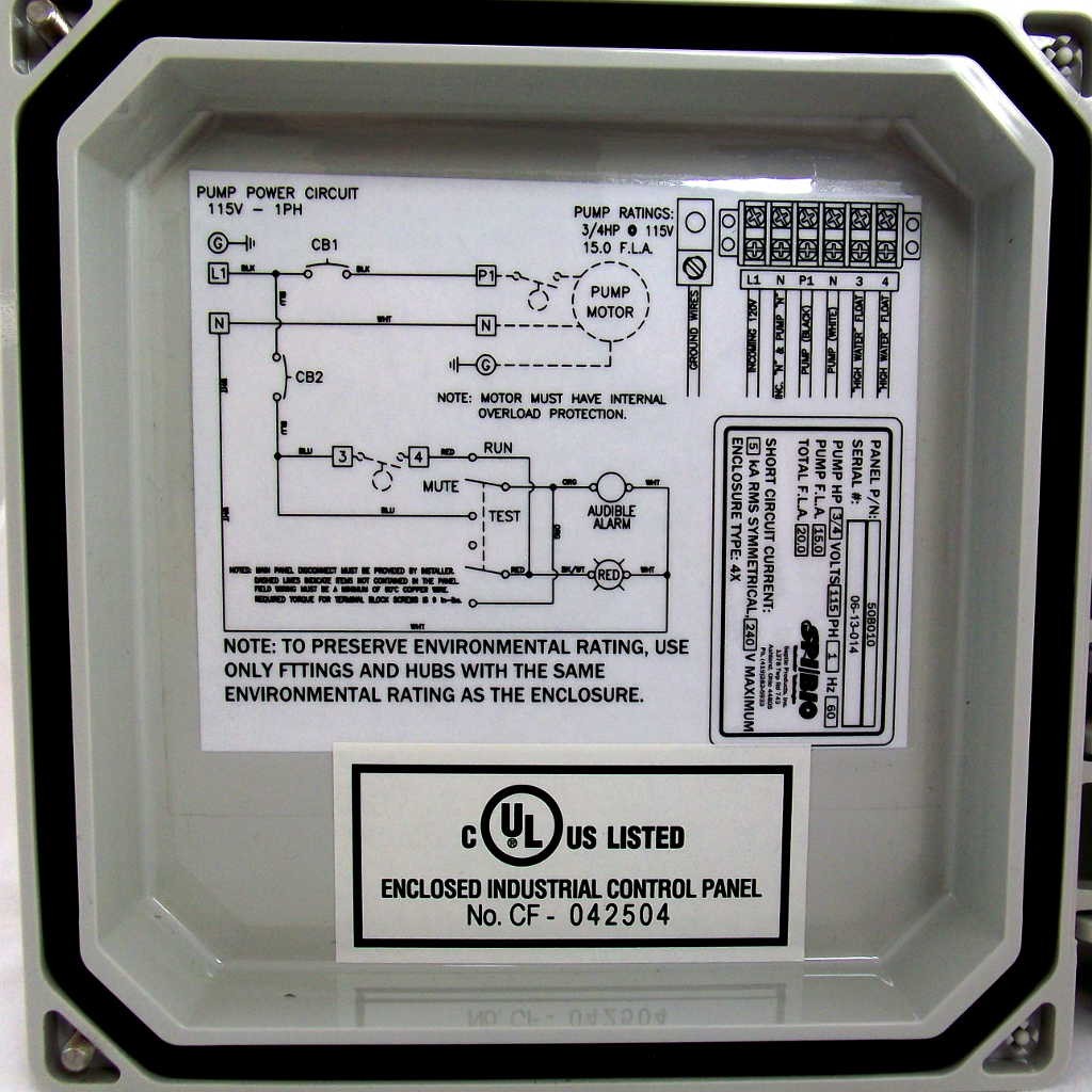 Water Pump Control Panel Wiring Diagram 1