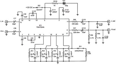 Tda7266Sa Amplifier Circuit Diagram 1