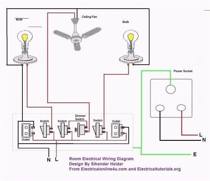 House Wiring Circuit Diagram 1