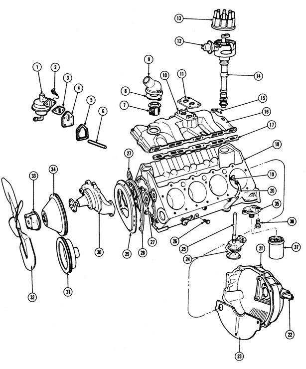 Oldsmobile 307 Belt Diagram 1
