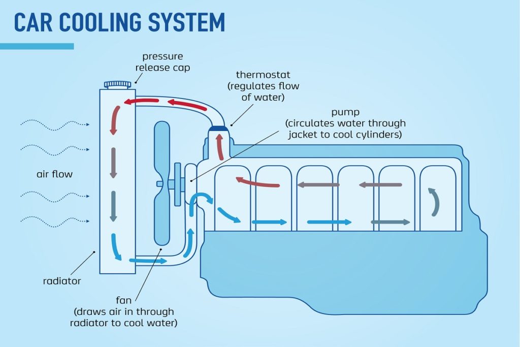 Engine Cooling System Diagram 1