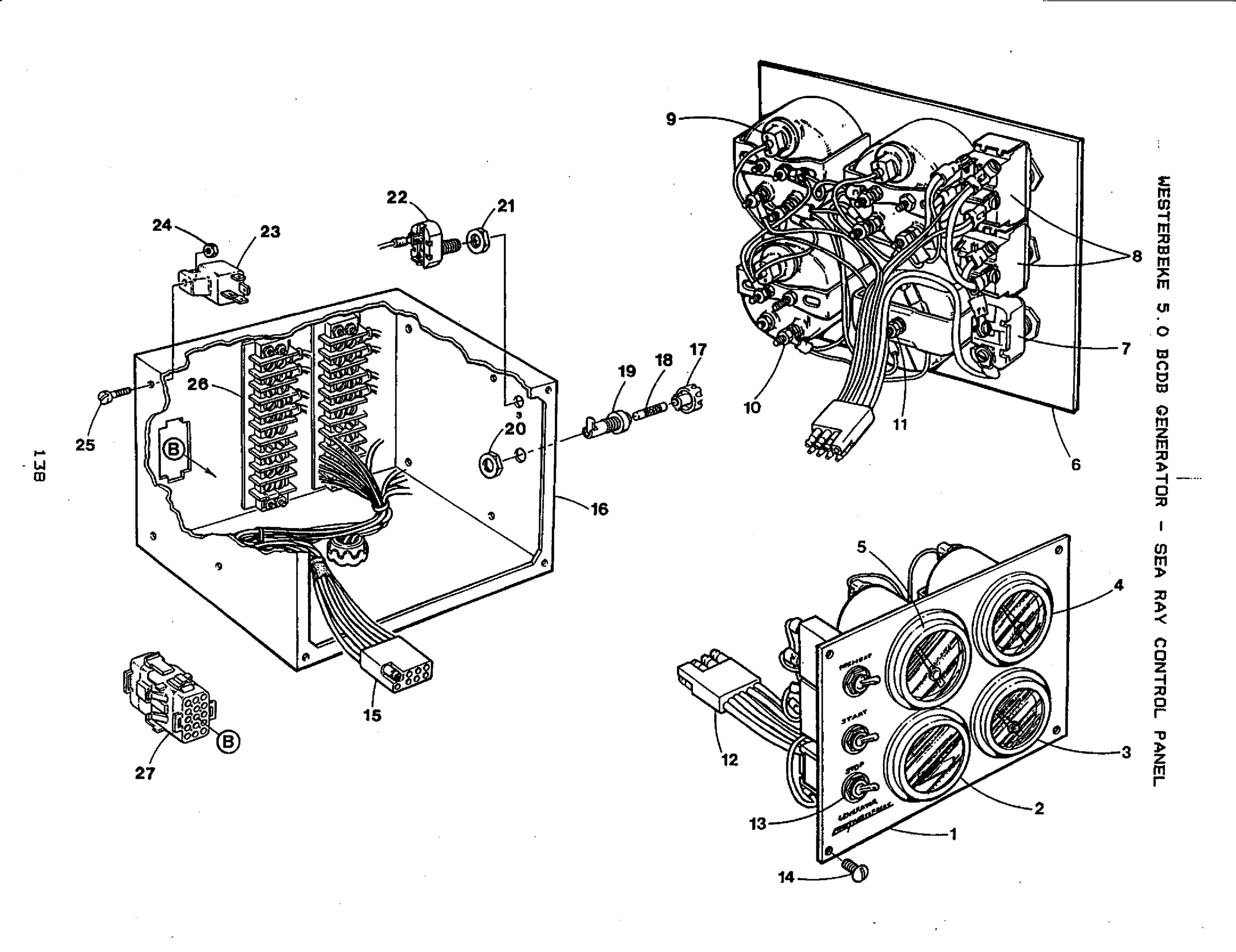 Westerbeke Generator Parts Diagram 1