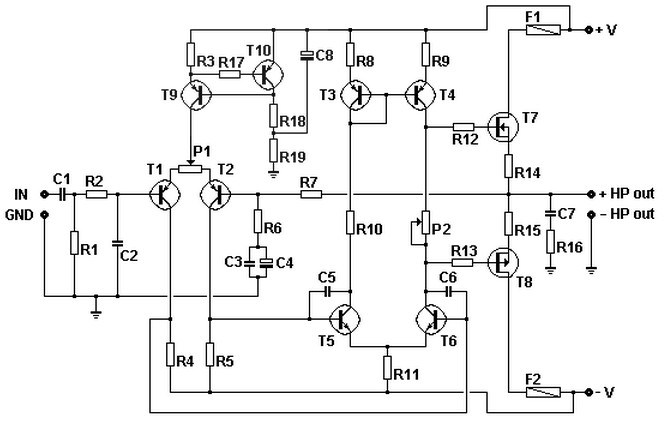 Mosfet Amplifier Circuit Diagram 1
