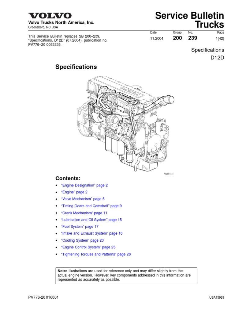 Volvo D12 Fuel System Diagram 1