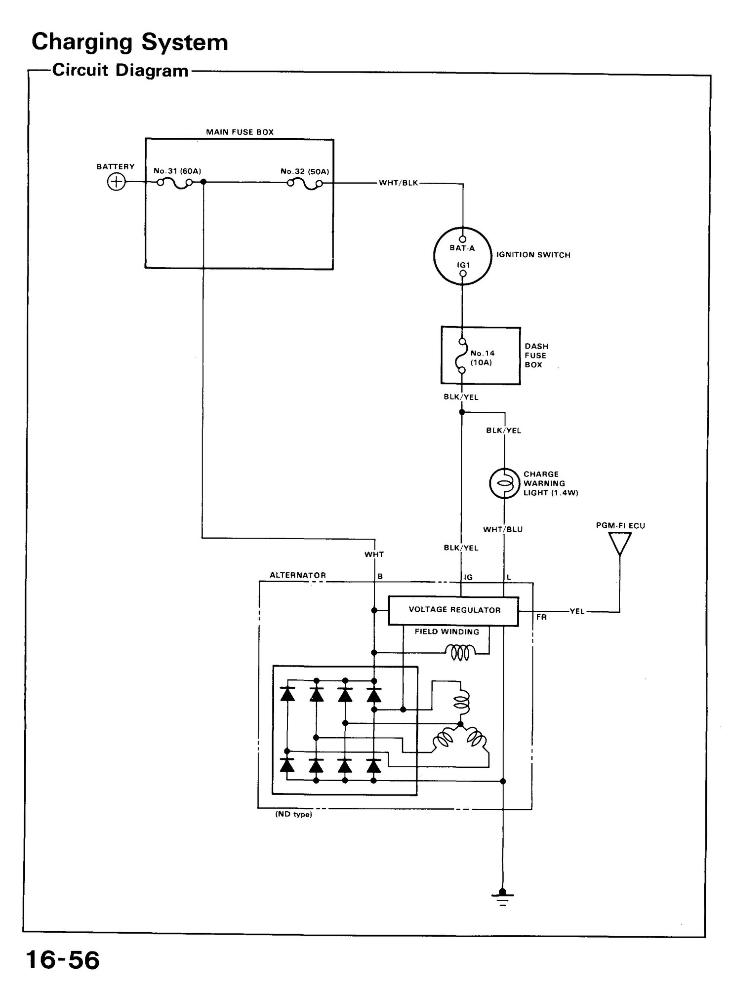 Honda Small Engine Ignition Switch Wiring Diagram 1