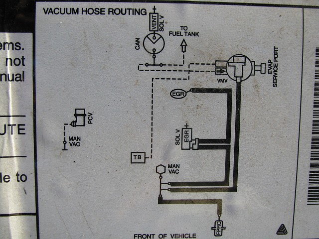 6.4 Powerstroke Vacuum Line Diagram 1