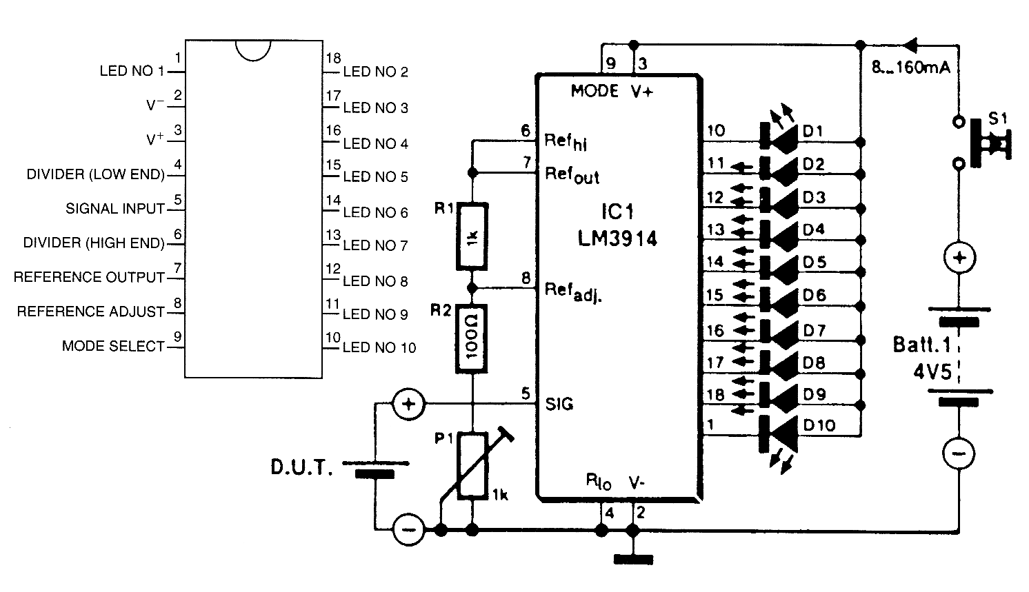 Led Tester Circuit Diagram 1