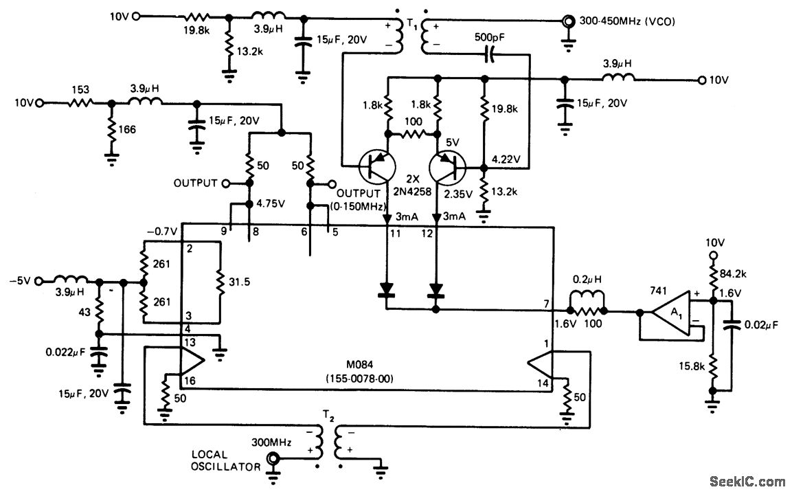 Audio Mixer Circuit Diagram 1
