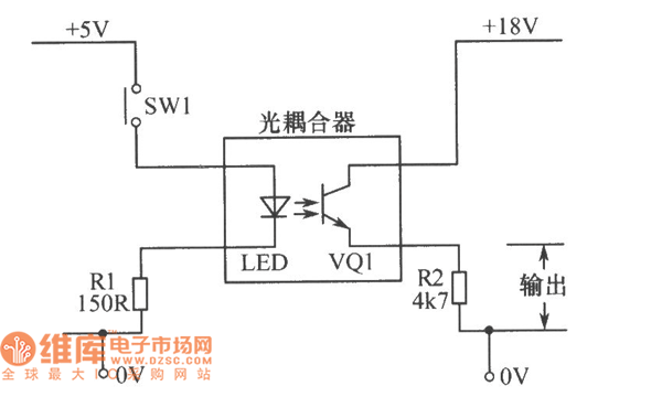Optocoupler Circuit Diagram 1