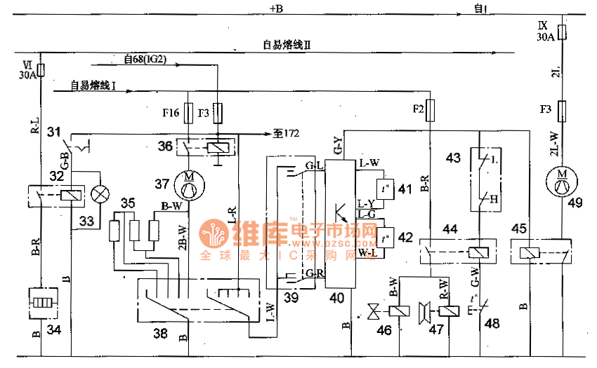 Mitsubishi Pajero Cooling System Diagram 1