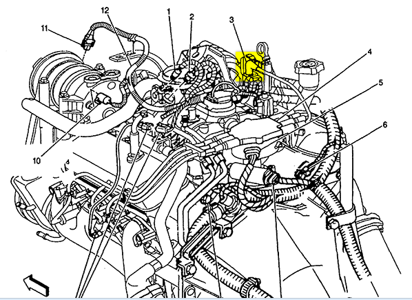 Chevy S10 2.2 Engine Diagram 1