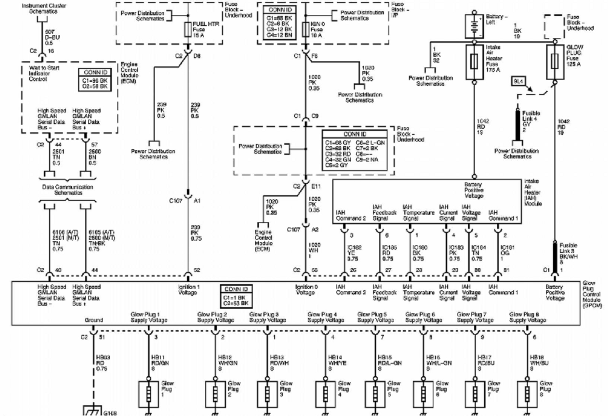 Lmm Duramax Glow Plug Diagram 1