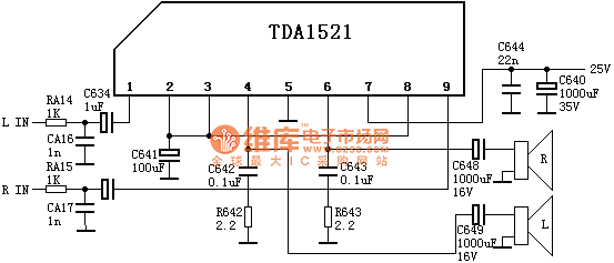 Tda2616 Amplifier Circuit Diagram 1