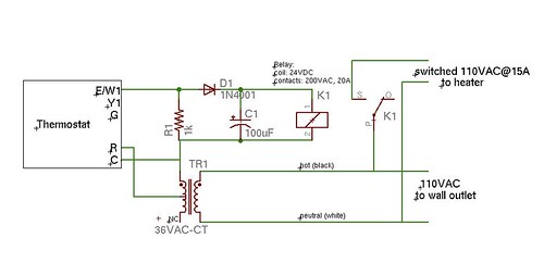 Electric Heater Circuit Diagram 1