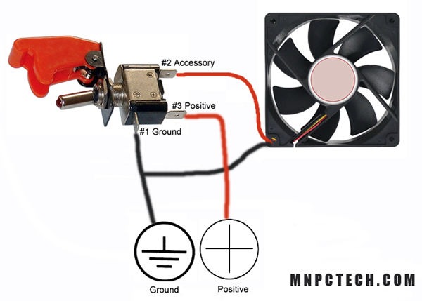 Radiator Fan Toggle Switch Diagram 1