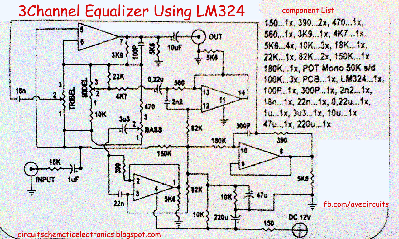 Lm324 Amplifier Circuit Diagram 1