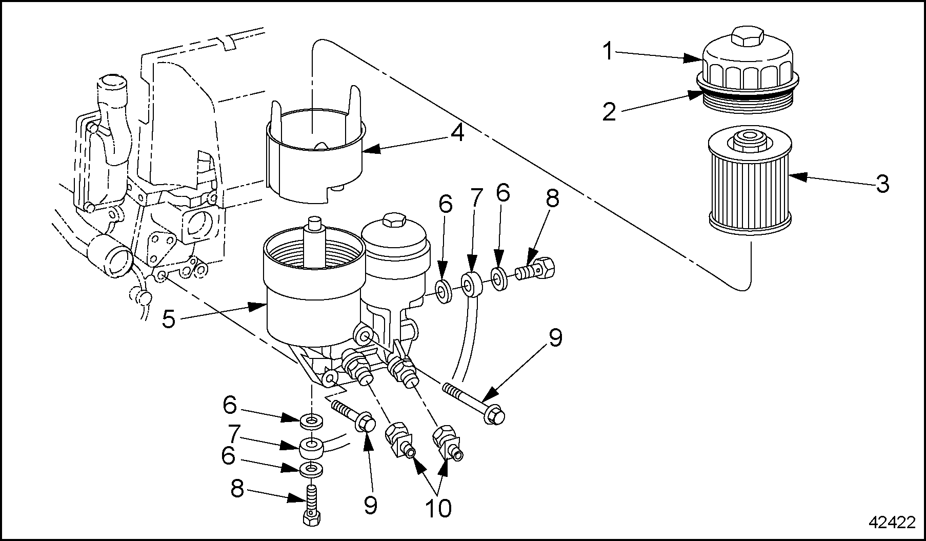 Dd15 Oil Filter Housing Diagram 1