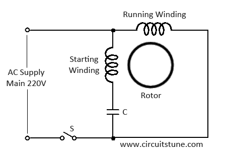 Ceiling Fan Capacitor Connection Diagram 1