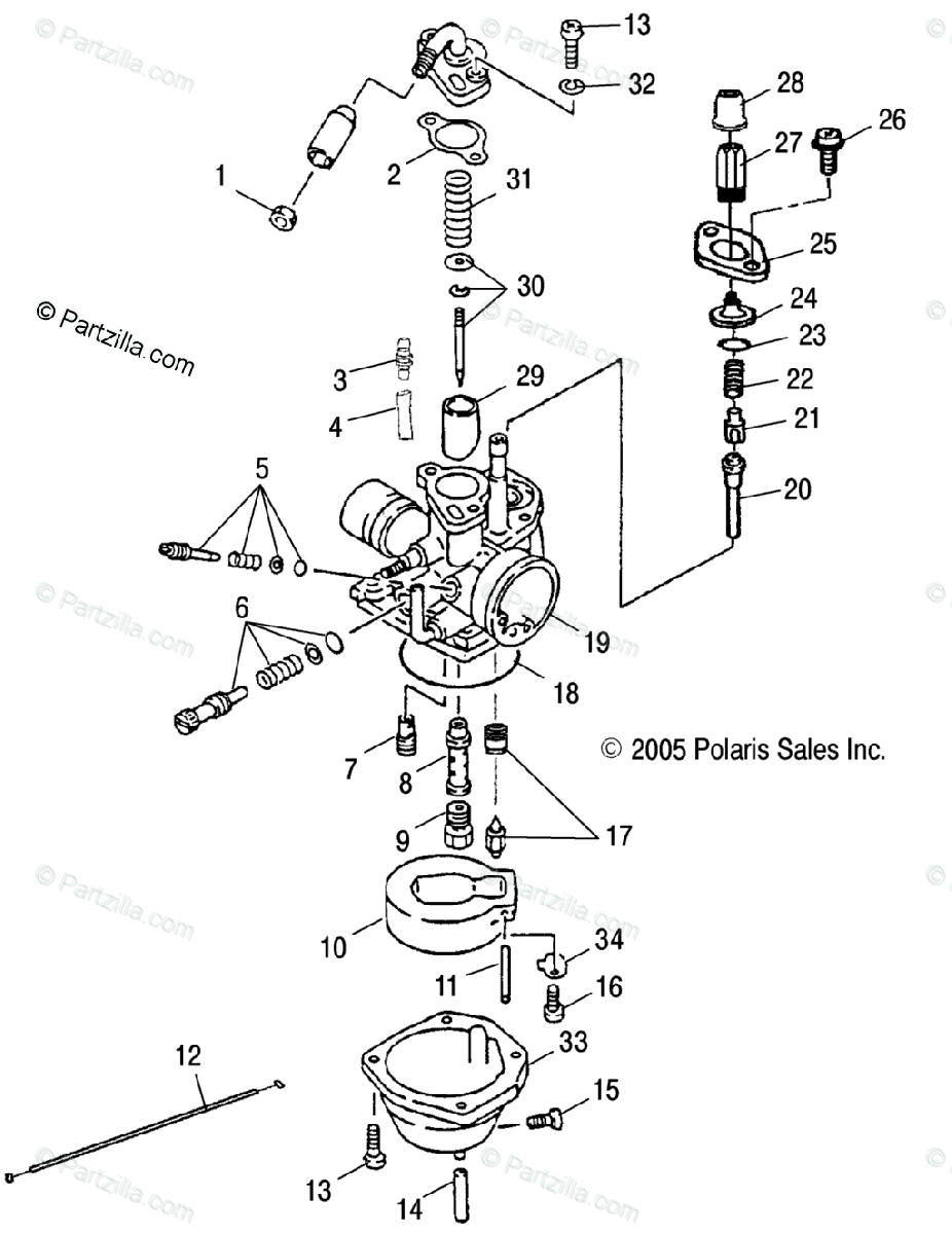 Predator Carburetor Diagram 1