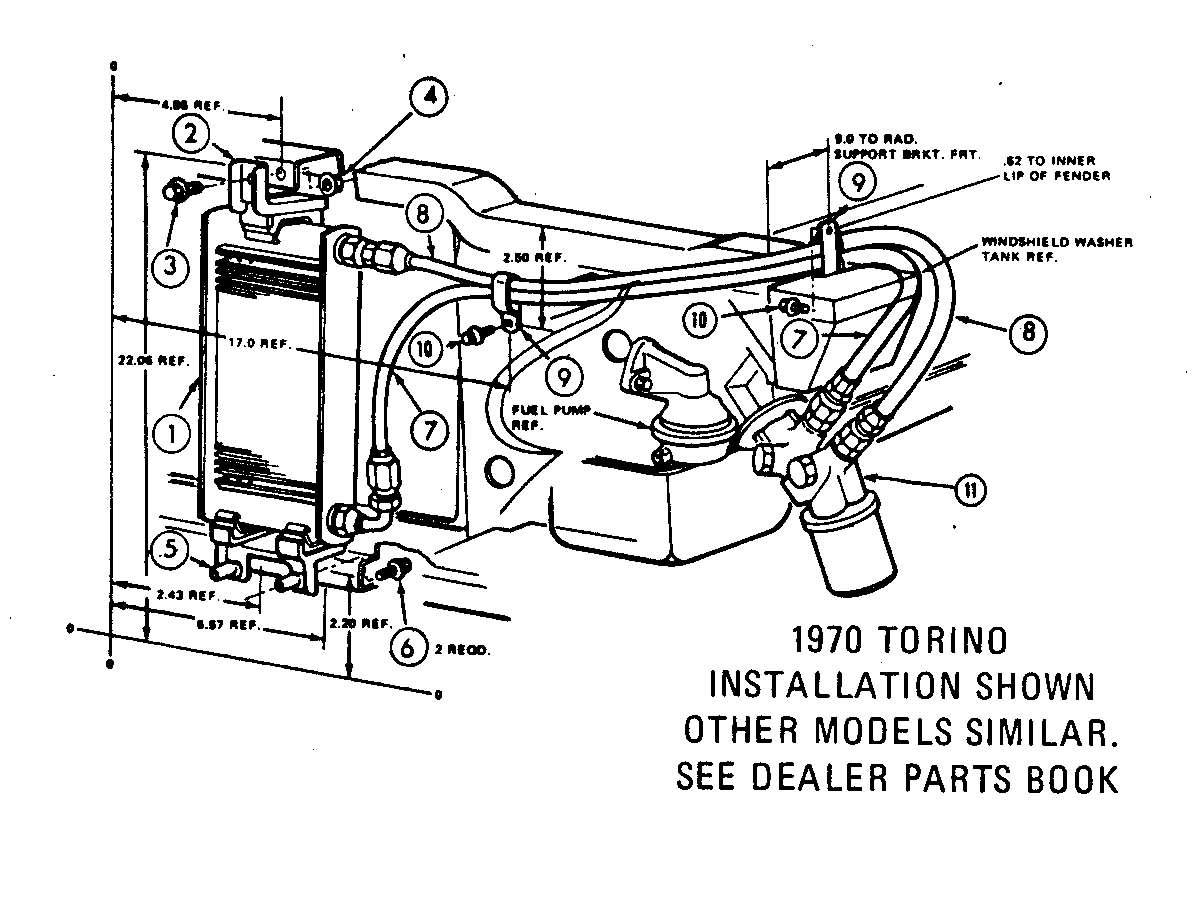 Engine Oil Cooler Diagram 1