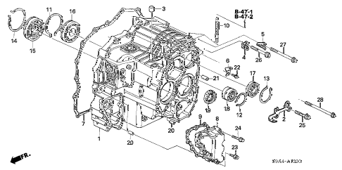 2005 Honda Crv Engine Diagram 1