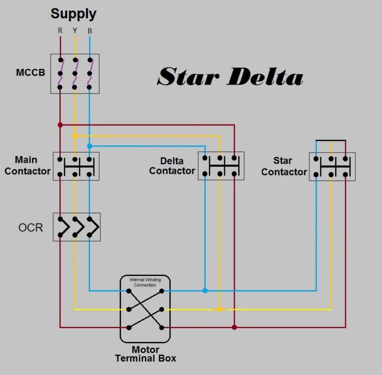 Star Delta Schematic Diagram - Headcontrolsystem