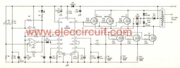 Sg3524N Inverter Circuit Diagram 1