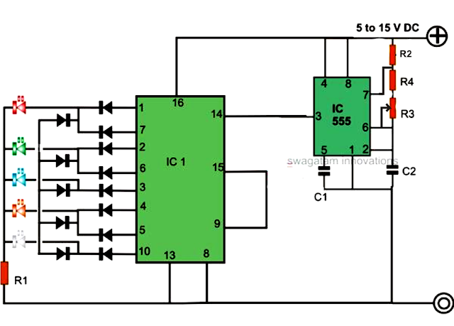 Chaser Circuit Diagram 1