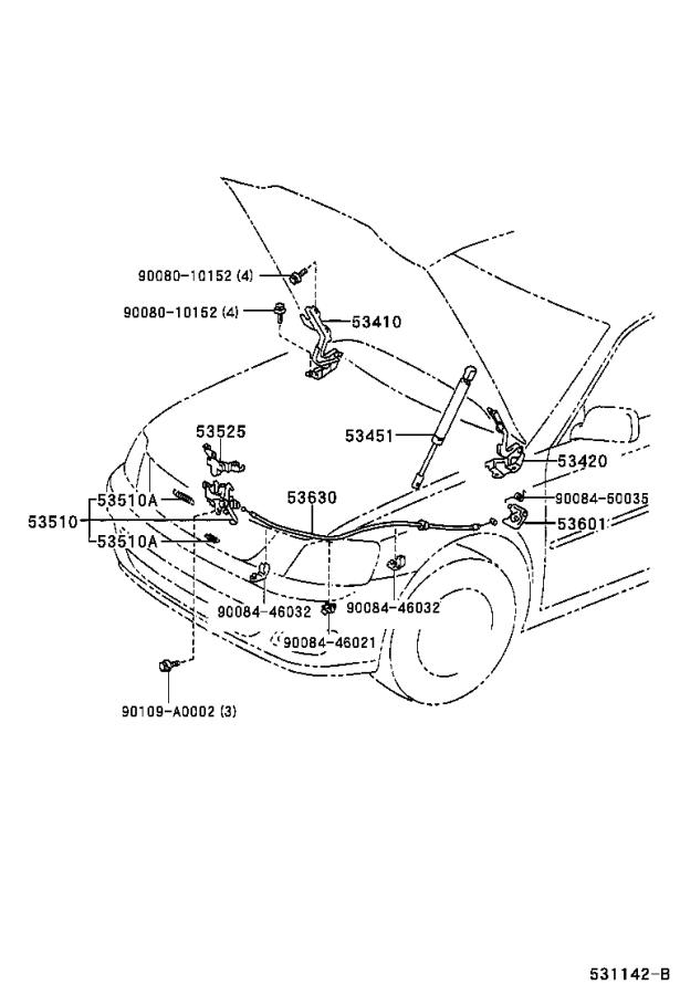 Toyota Camry Under Hood Diagram 1