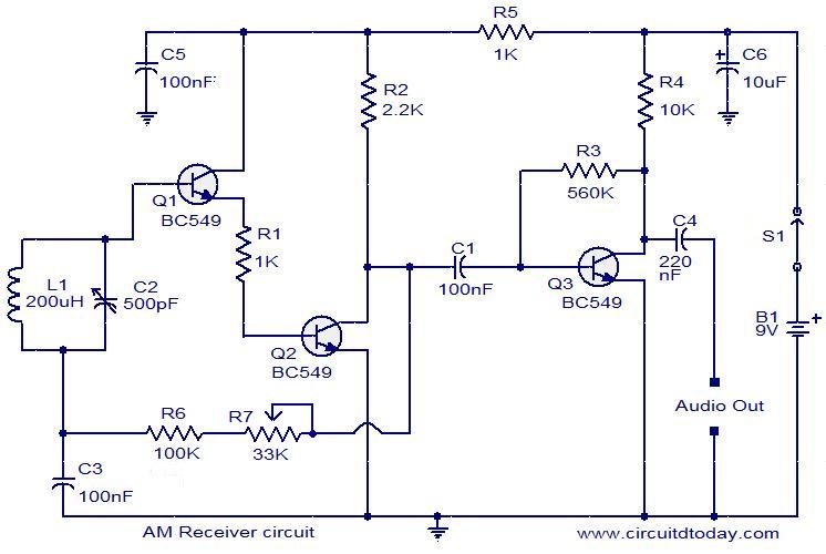 Receiver Circuit Diagram 1