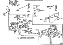 Briggs And Stratton 550E Carburetor Diagram
