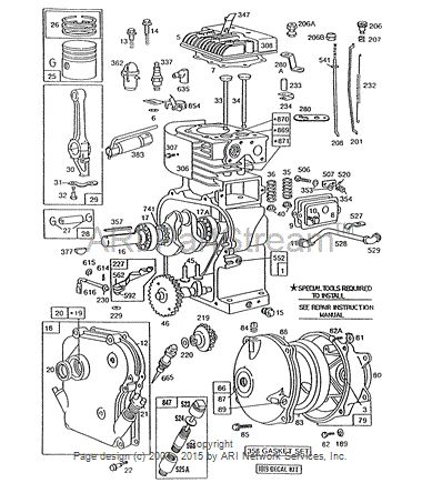 Briggs And Stratton 950 Series Parts Diagram 1