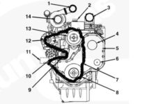 Caterpillar C15 Belt Diagram
