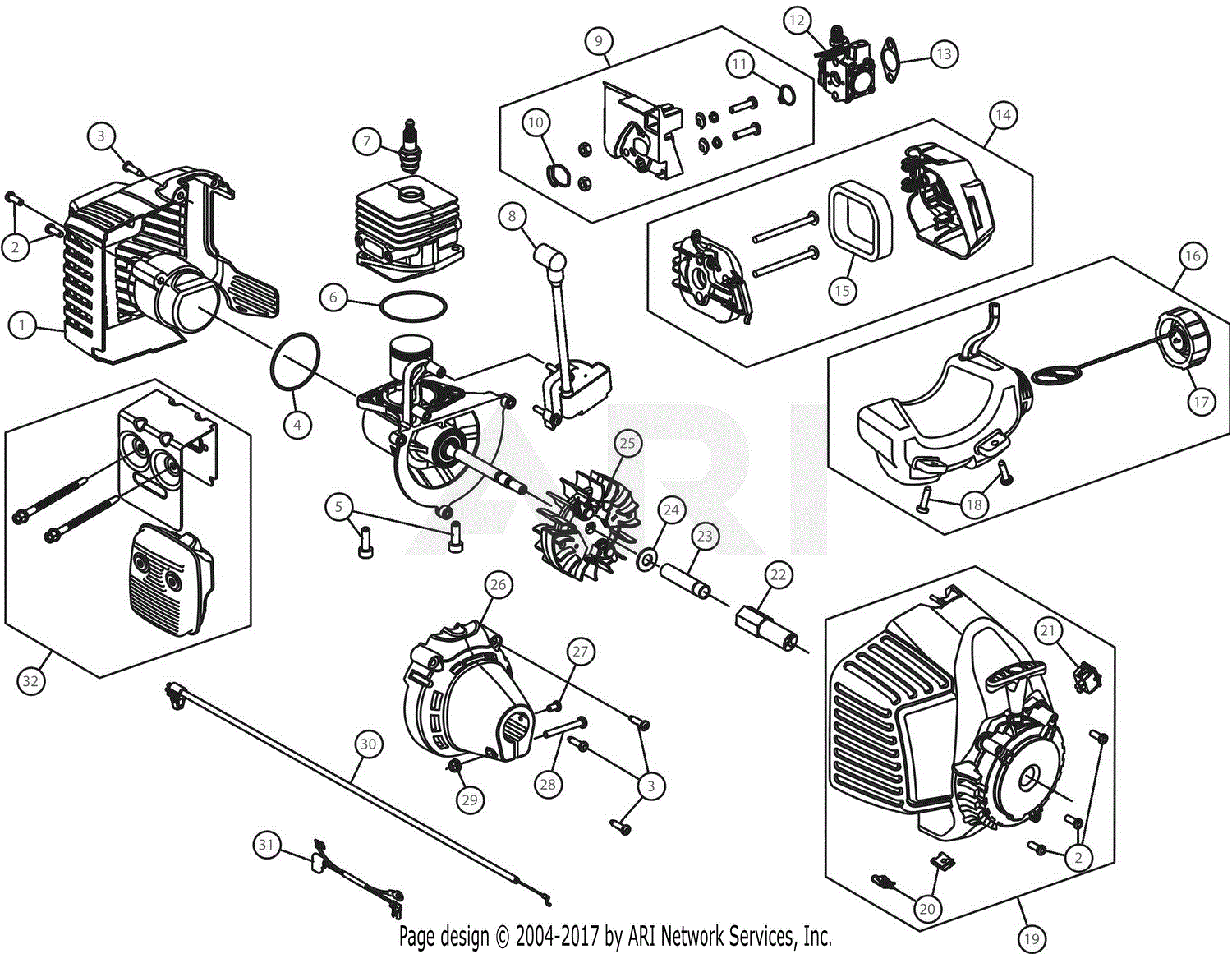 Engine Assembly Diagram 1