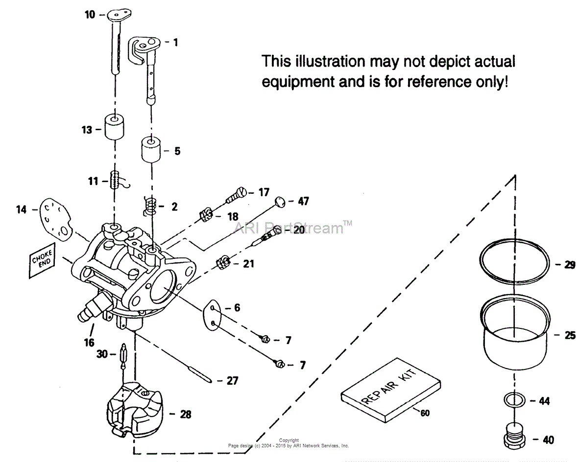 Tecumseh Carburetor Parts Diagram 1