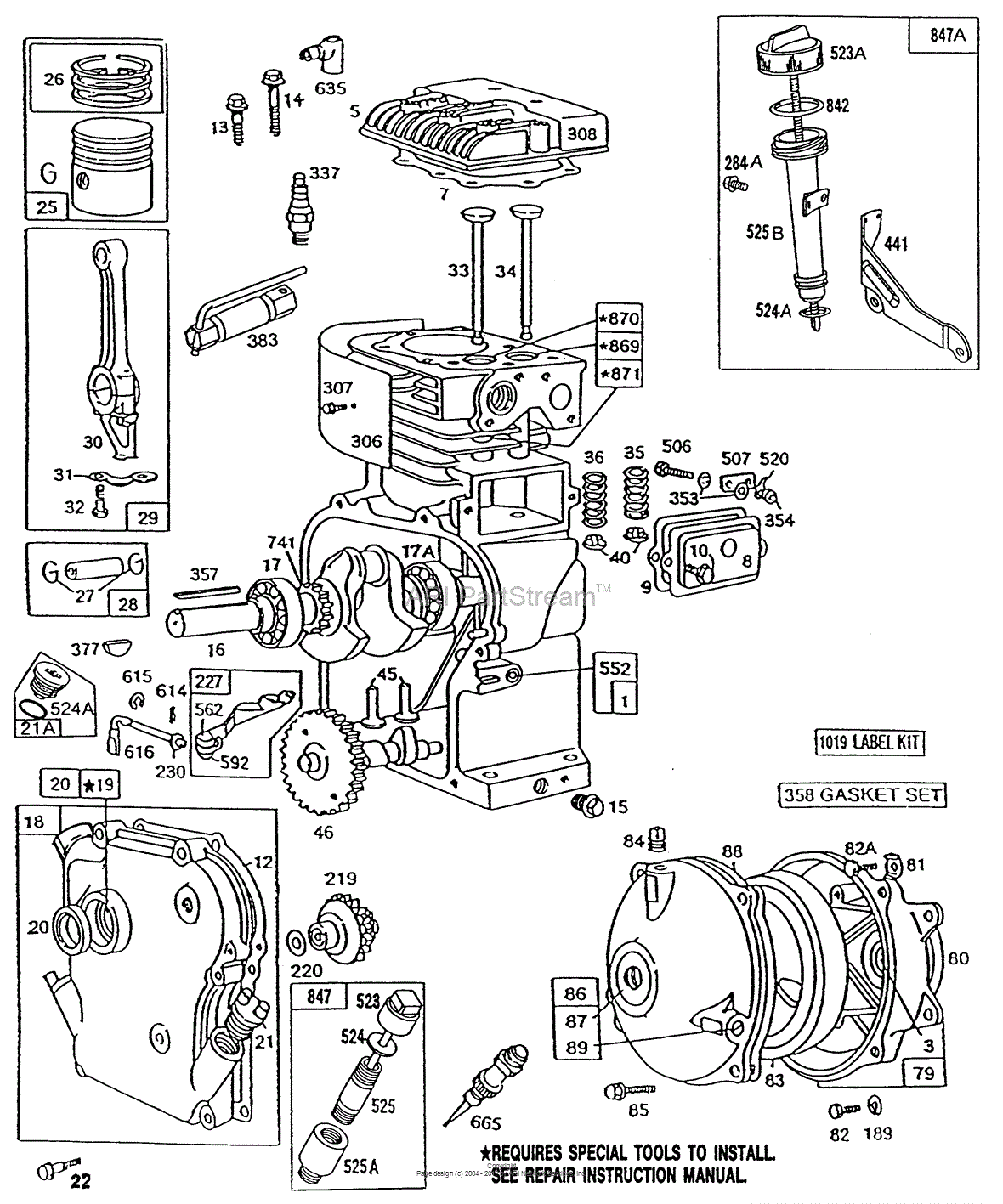 Briggs And Stratton 31P677 Parts Diagram 1