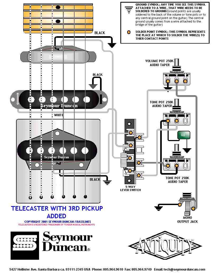 Fender Telecaster Wiring Diagram 1