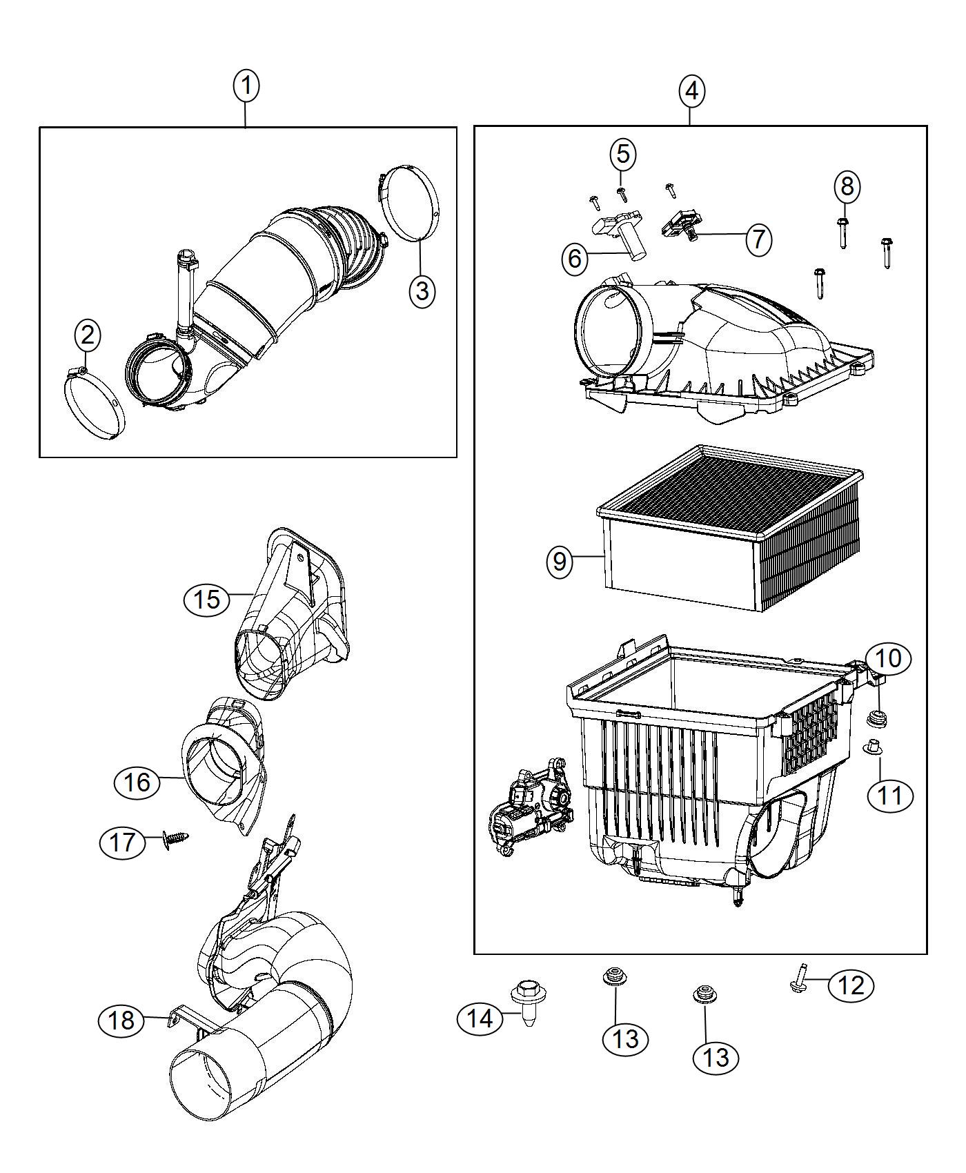 Air Cleaner Assembly Diagram 1