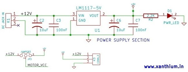12V To 3V Converter Circuit Diagram 1