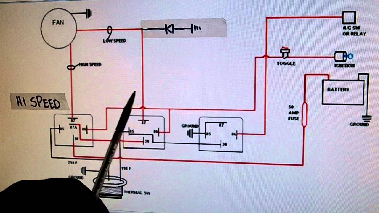 Electric Fan Schematic Diagram 1