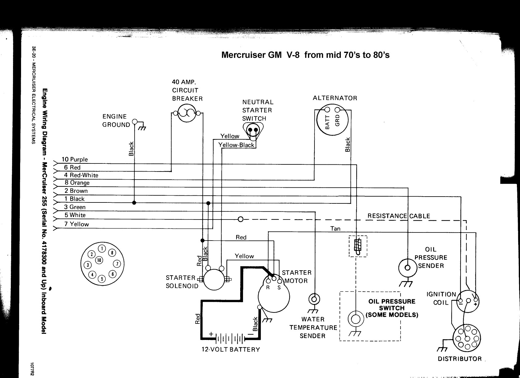 Mercruiser Wiring Harness Diagram 1