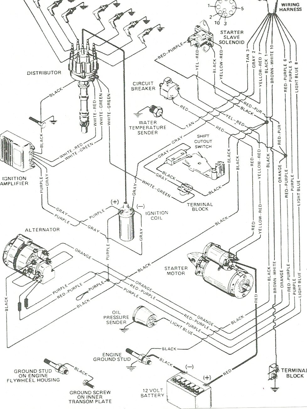 Mercruiser 5.7 Exhaust Diagram 1