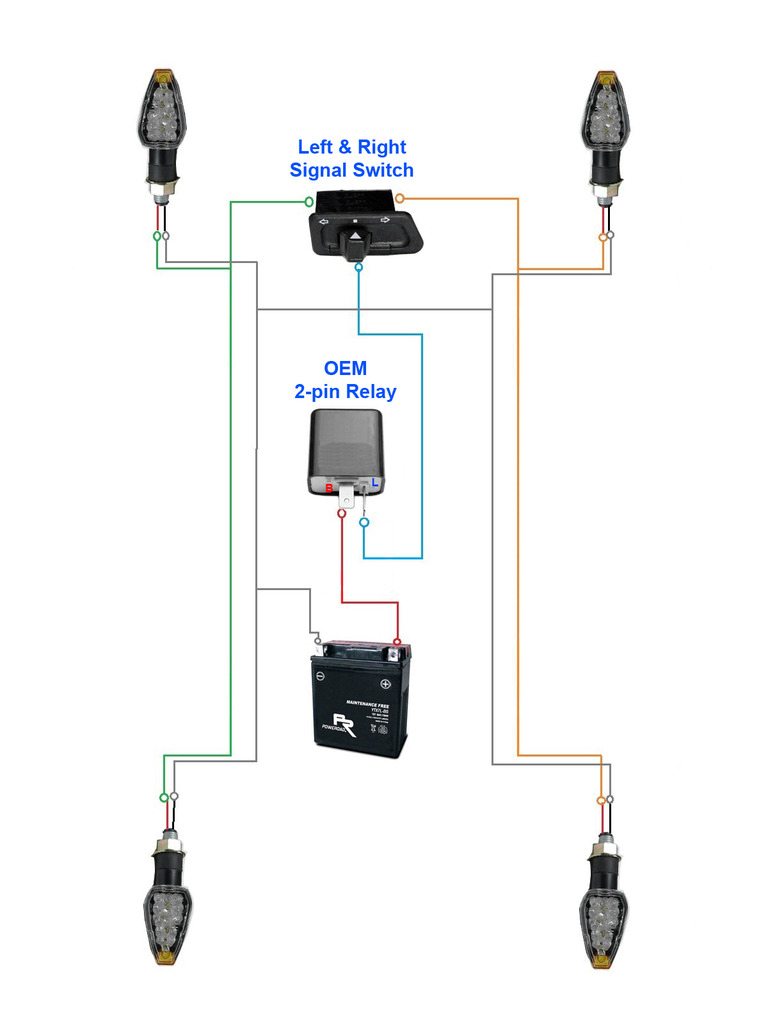 2 Pin Flasher Relay Wiring Diagram Manual 1