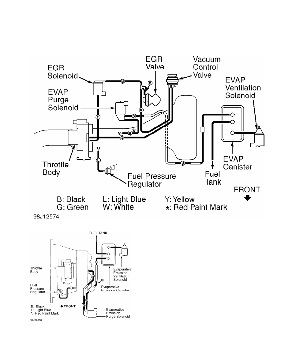 4M41 Vacuum Hose Diagram 1