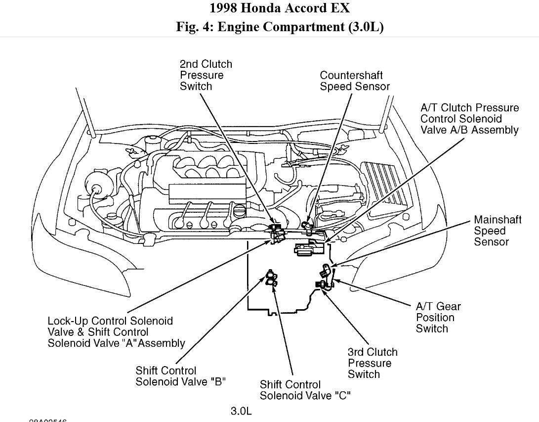 1998 Honda Accord Engine Diagram 1